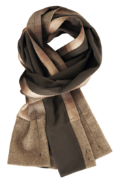 "Castor" unisex wool & pashmina scarf