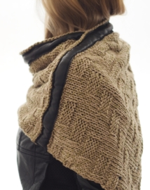 "Wabi-sabi XII" hand knit cowl
