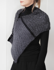 "Wabi-sabi XVI" hand knit cowl