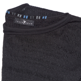 "Maasym" open knit sweater