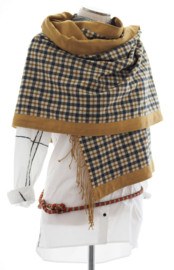 "Capra I" virgin wool-cashmere scarf / wrap