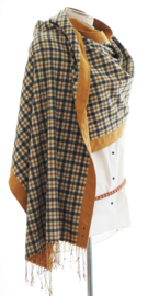 "Capra I" virgin wool-cashmere scarf / wrap
