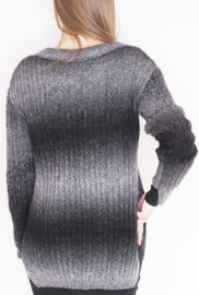 "Hippolyta" handknit long sweater