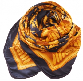 "Morpho I" silk scarf