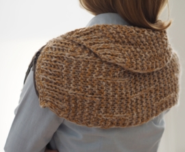 "Wabi-sabi XIII" hand knit cowl