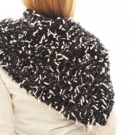 "Wabi-sabi XIV" hand knit cowl