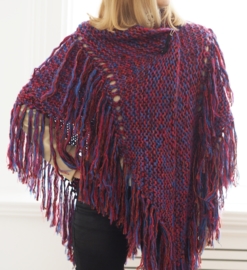 "Trian IX" handknit shawl