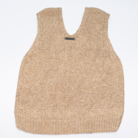 "Rigel" chunky hand knit vest