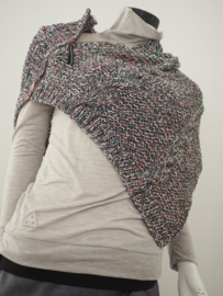 "Wabi-sabi XIX" hand knit cowl