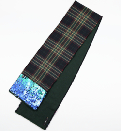 "Mirach" wool blend scarf with sequins