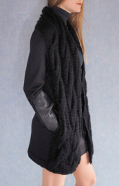 "Anaea" hand knit long cardigan