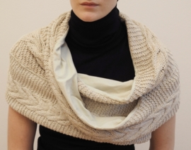 "Wabi-sabi XI" hand knit cowl