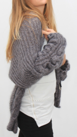 " Valasca" hand knit long cardigan