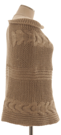"Wabi-sabi IX" hand knit poncho
