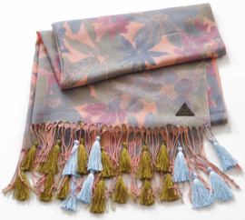 "Anthea I" printed pashmina scarf