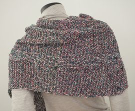 "Wabi-sabi XIX" hand knit cowl