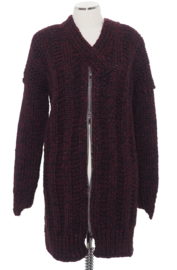 " Alkaia" chunky hand knit long cardigan