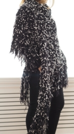 "Trian XVIII" handknit shawl