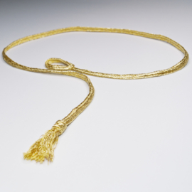 "Alrescha" rope belt & neck decoration