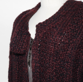 " Alkaia" chunky hand knit long cardigan