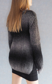 "Hippolyta" handknit long sweater