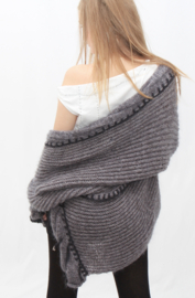 " Valasca" hand knit long cardigan