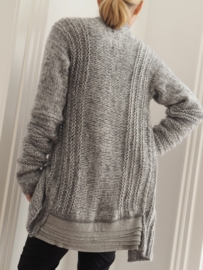 "Scyleia" hand knit long cardigan