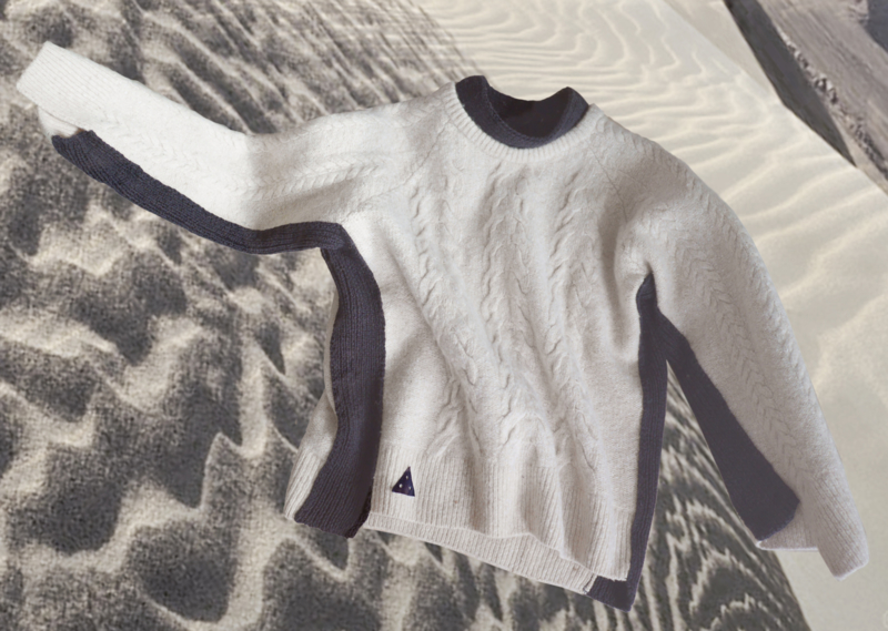 " Sonoran " redesign wool / cotton mix sweater