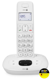 Comfort 1015 draadloze duo telefoonset met antwoord apparaat - wit-  met grote toetsen