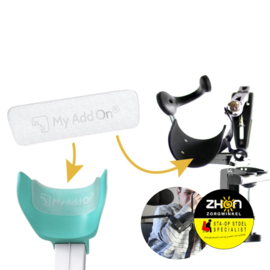 MyGelbow gelpads voor armsteunen kruk en rolstoel