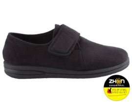 MSF pantoffel - zwart laag herenmodel maat 39-46