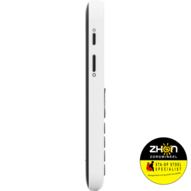 Doro Leva X10 Senioren mobiel 4 geheugen contacten - wit - senioren telefoon met alarmknop