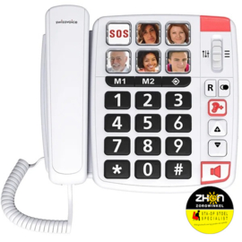 SWISSVOICE TELEFOON - Vaste telefoon met grote toetsen + foto toetsen