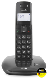 Doro Comfort 1010 draadloze duo telefoonset - zwart -  met grote toetsen