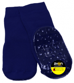 Anti-slip sokken blauw