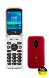 Doro Mobiele telefoon 6820 4G met sprekende toetsen - senioren telefoon met alarmknop