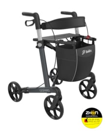 Leopard - 55 cm - Rood of zwart - Lichtgewicht rollator - Mobilex