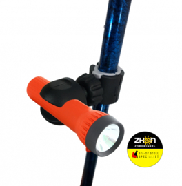 Mobiliteit accessoireset - - stokhouder - fles/blikjeshouder - zaklamphouder
