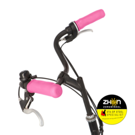 MyVeloGrips fiets handvathoes - zwart/turquoise/roze