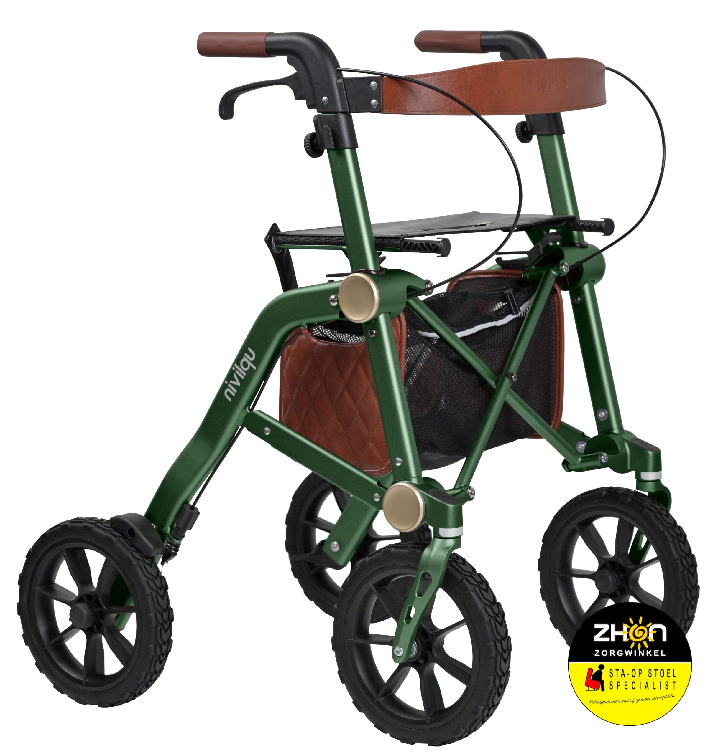 Trive All Terrain rollator - Compacte dubbel plooibare offroad rollator