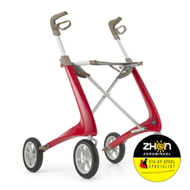 Carbon Ultra lichtgewicht ByAcre- Ultralight - Rollator - 4,8 kg - Zachte banden