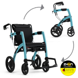 Rollator ROLLZ MOTION² - Island Blue - Normaal / Small