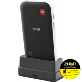 Doro Leva X10 Senioren mobiel 4 geheugen contacten - wit - senioren telefoon met alarmknop