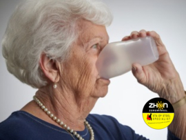 Beker met neusuitsparing