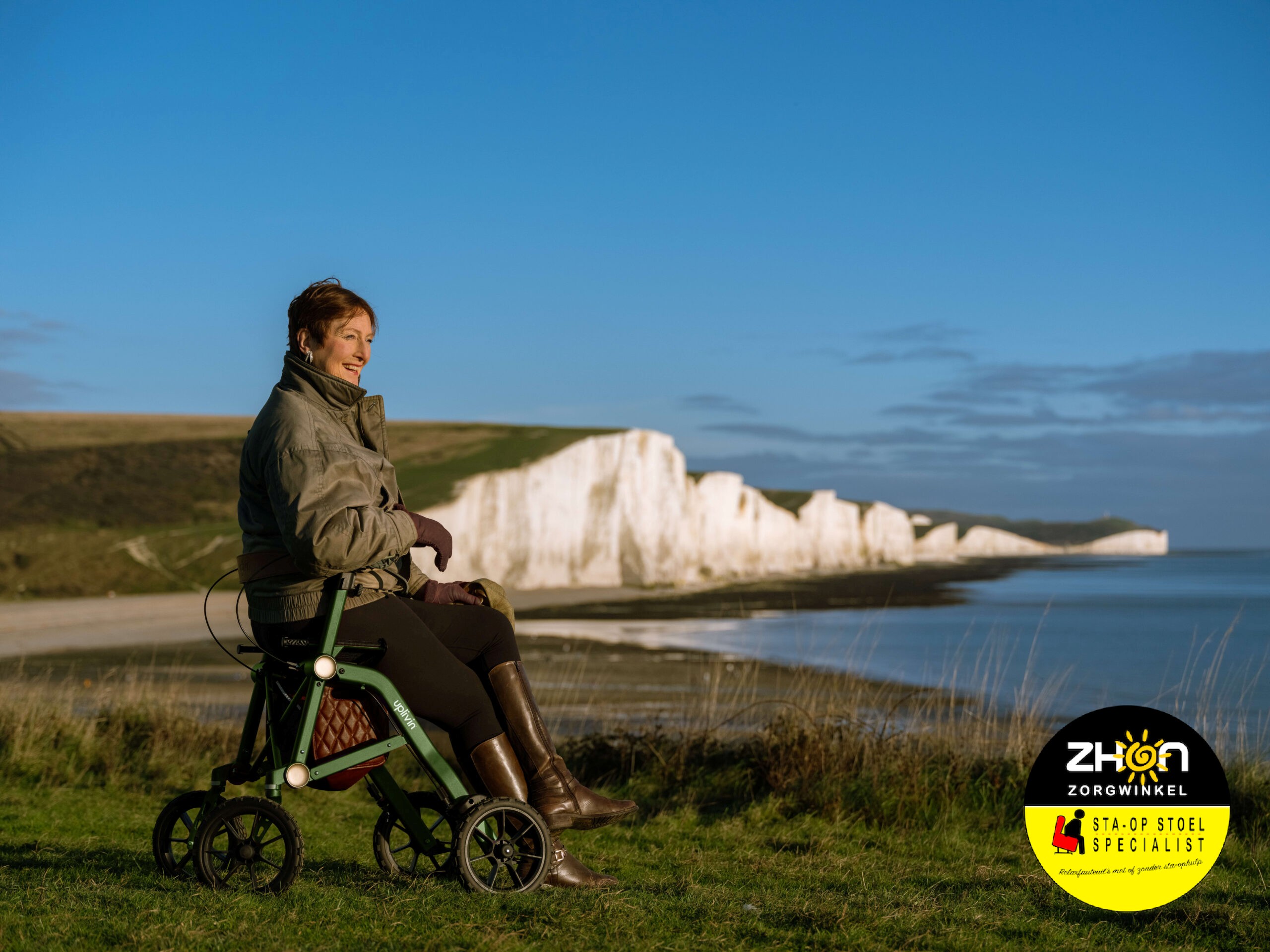Trive All Terrain rollator - Compacte dubbel plooibare offroad rollator