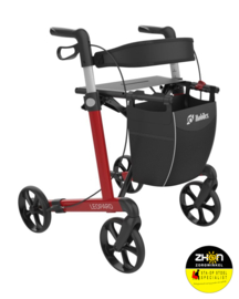 Leopard - 55 cm - Rood of zwart - Lichtgewicht rollator - Mobilex