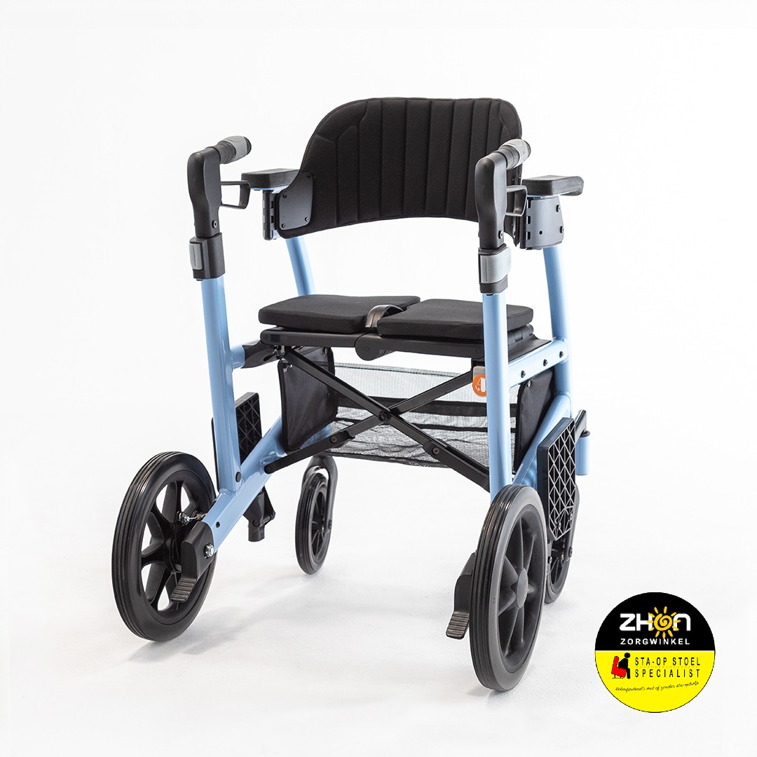 Triumph Prestige - 2 in 1 rollator rolstoel - Compacte rollator rolstoel