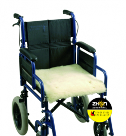 Schapenvacht voor rolstoel zitting