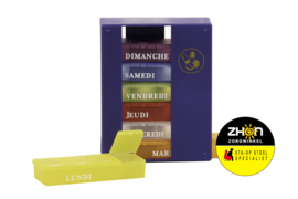 Pillenbox 1 week - 3 vaks NL/FR