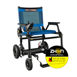 e-Ability SplitRider Black Edition - Elektrische Lichtgewicht inklapbare en deelbare rolstoel | Officiële Dealer van NL‎